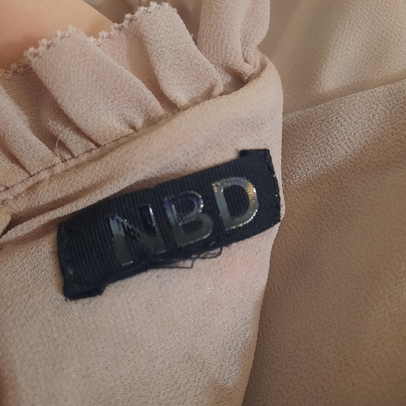 NBD Ruffle Maxi Dress Revolve Dusty Lilac Sequin Gown Party Event Coquette Small - Picture 7 of 13